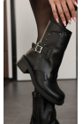 Leather boots