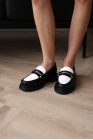 Loafers «BROOKLYN» Black-White