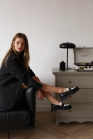 Loafers «BROOKLYN» Black-White