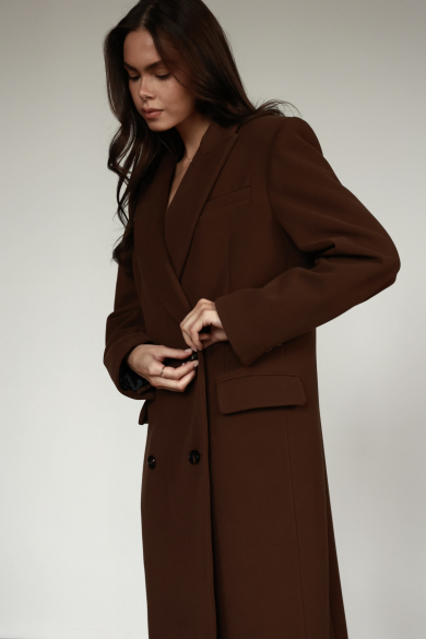 COAT SUCCESS BROWN